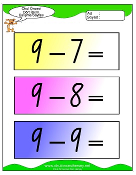 İşlemler yaprak test